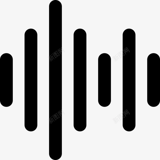 语音音频均衡器图标svg_新图网 https://ixintu.com 均衡器 声波 声音 控制 语音 音频