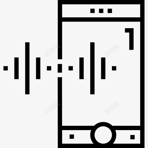 移动音频和视频18线性图标svg_新图网 https://ixintu.com 移动 线性 音频和视频18