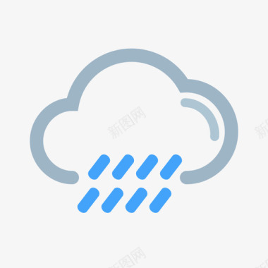 下雨-白天图标