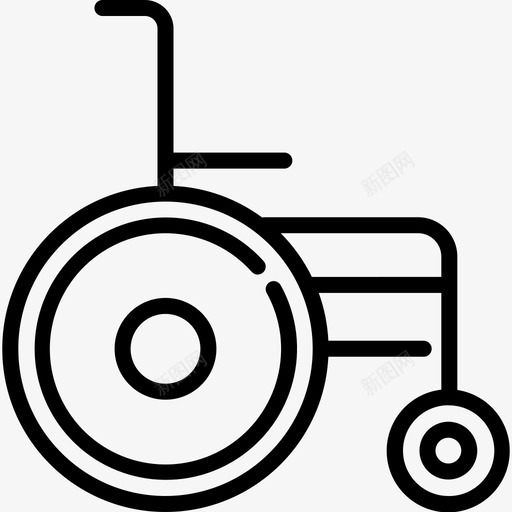 轮椅护理残疾图标svg_新图网 https://ixintu.com 医疗保健 护理 残疾 轮椅