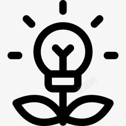 生物能源生物能源可持续能源30线性图标高清图片