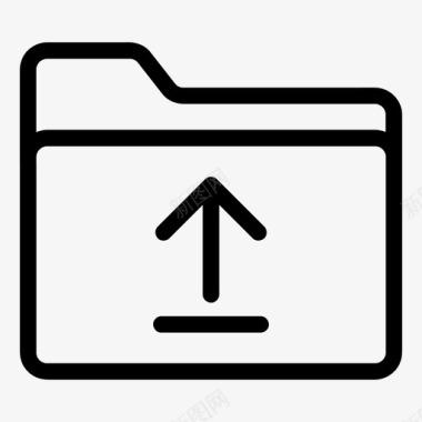 文件夹上传文件存储图标图标