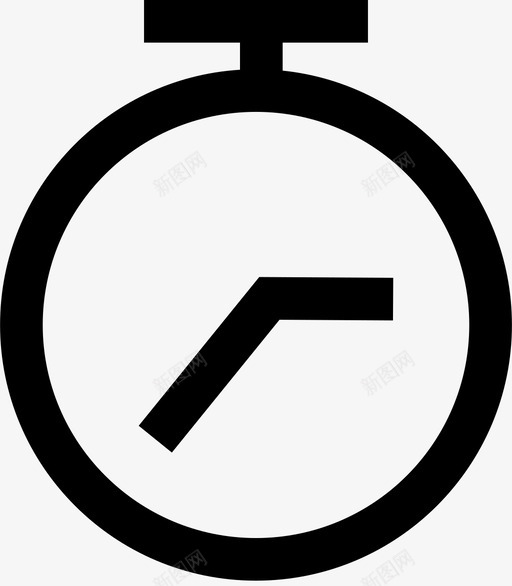 秒表时钟计数器图标svg_新图网 https://ixintu.com 小时 时钟 时间 秒表 计数器 计时器