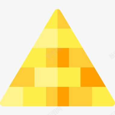 金字塔沙漠32平坦图标图标