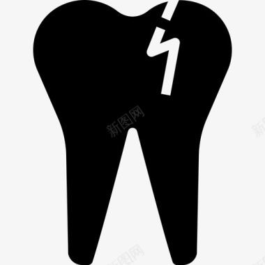 断牙保健23补牙图标图标