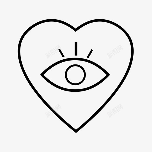 爱你的眼睛关心视力图标svg_新图网 https://ixintu.com 关心 爱你的眼睛 视力 验光