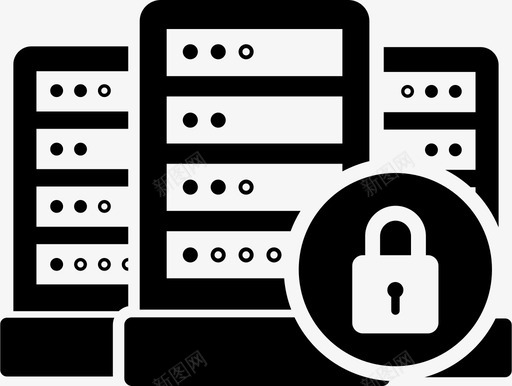 服务器安全数据库安全图标svg_新图网 https://ixintu.com 安全 数据库 服务器安全