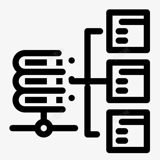 网络托管网络共享社交网络图标svg_新图网 https://ixintu.com 社交网络 网络共享 网络托管