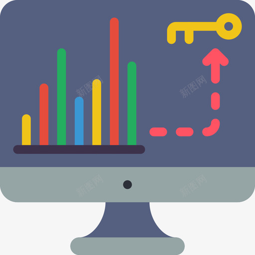 分析搜索引擎优化和网页优化16平面图标svg_新图网 https://ixintu.com 分析 平面 搜索引擎优化和网页优化16