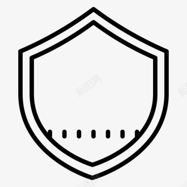 盾牌安全安保图标图标