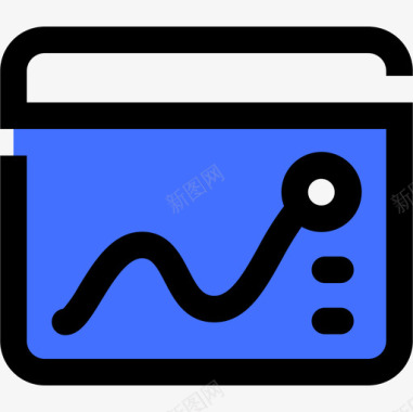 分析数字营销126蓝色图标图标