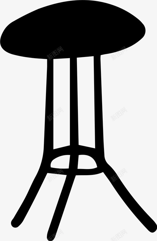 椅子酒吧咖啡馆图标svg_新图网 https://ixintu.com 内饰 卡通 咖啡馆 家具 座椅 椅子 酒吧