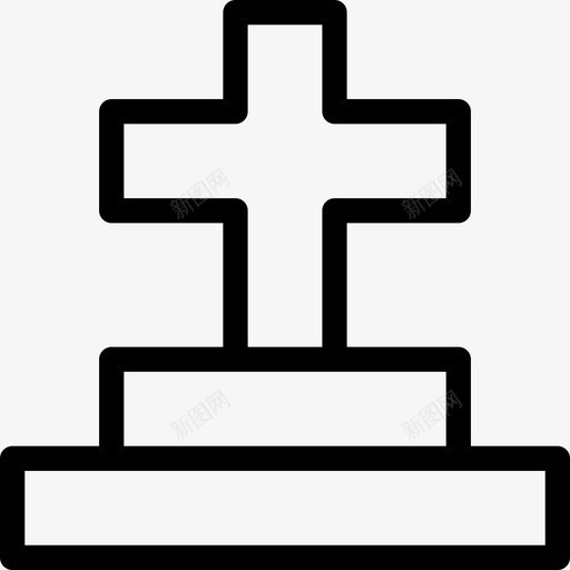 墓碑所有圣徒日直系图标svg_新图网 https://ixintu.com 圣徒 墓碑 所有 直系