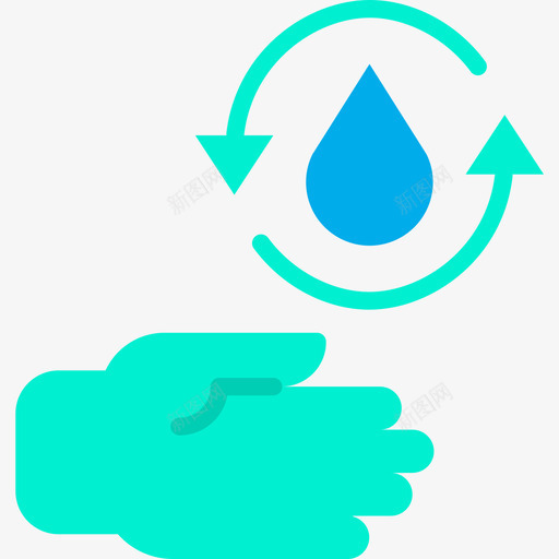 手洗卫生20平的图标svg_新图网 https://ixintu.com 卫生 平的 手洗