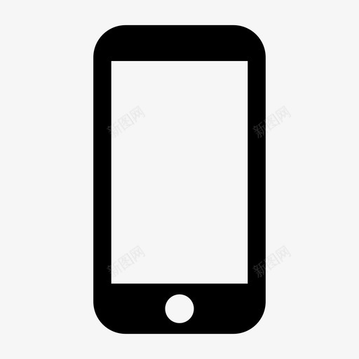 手机设备iphone图标svg_新图网 https://ixintu.com iphone 手机 智能 用户界面 设备