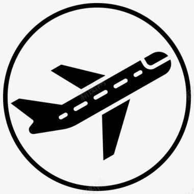 飞机物流1Blackfillcircle图标图标