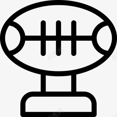 橄榄球橄榄球2直线型图标图标