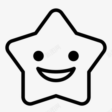 笑表情脸图标图标