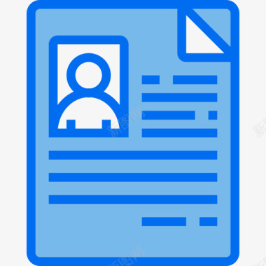 文件业务元素2蓝色图标图标