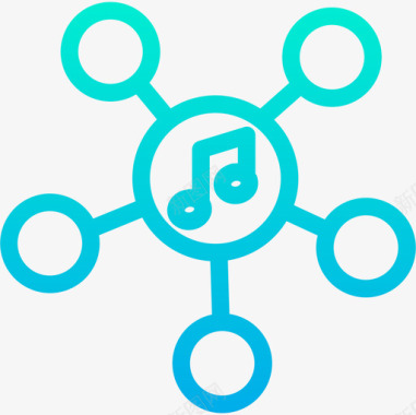 音乐多媒体36渐变图标图标
