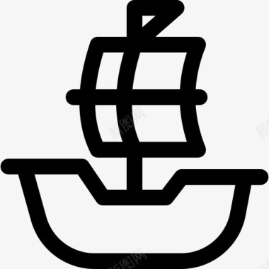 海盗船海盗47直系图标图标
