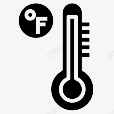 温度计天气181填充图标图标