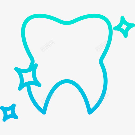 牙齿卫生19梯度图标svg_新图网 https://ixintu.com 卫生 梯度 牙齿