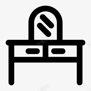 桌子家具房子图标图标