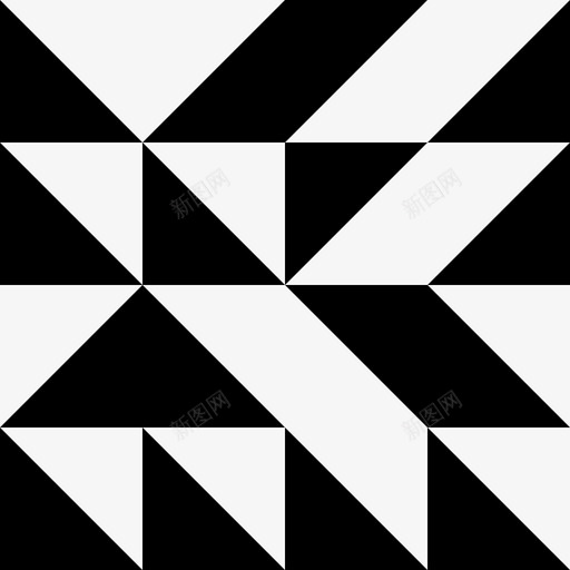 瓷砖背景装饰图标svg_新图网 https://ixintu.com 三角形 图案 无缝 瓷砖 背景 装饰 设计