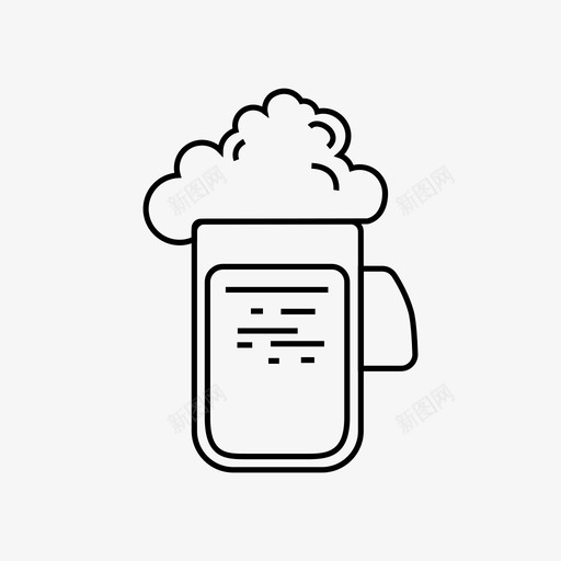 冰啤酒饮料咖啡图标svg_新图网 https://ixintu.com 咖啡 啤酒 杯子 苏打水 饮料