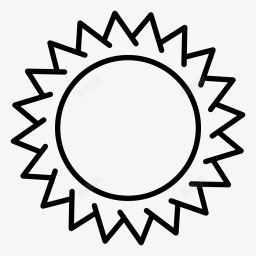 夏天晴朗的天空阳光图标svg_新图网 https://ixintu.com 夏天 天气 晴朗的天空 晴朗的日子 阳光