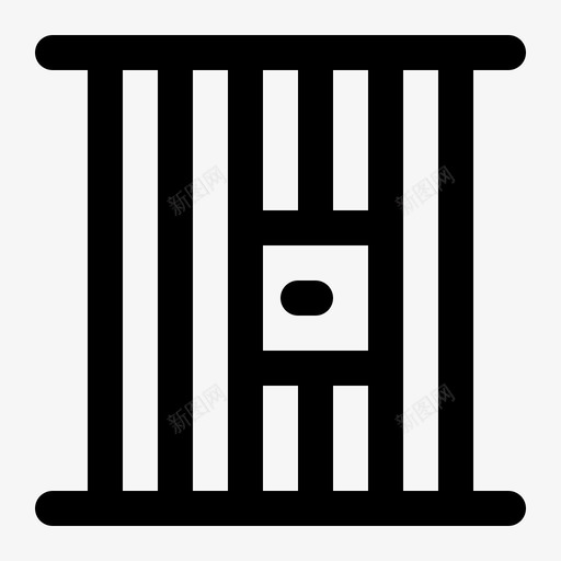 监狱犯罪法律图标svg_新图网 https://ixintu.com 囚犯 图标 城市 法律 犯罪 监狱 轮廓