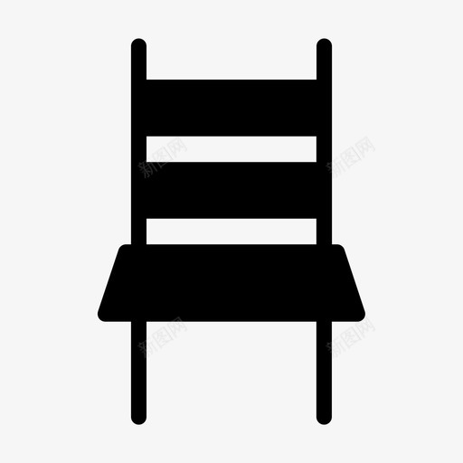 椅子家具座椅图标svg_新图网 https://ixintu.com 坐椅 家具 座椅 房屋内部 椅子