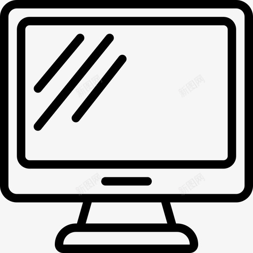 计算机项目管理10线性图标svg_新图网 https://ixintu.com 线性 计算机 项目管理10