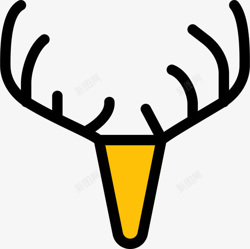 鹿时髦12岁线性颜色图标svg_新图网 https://ixintu.com 12岁 时髦 线性 颜色