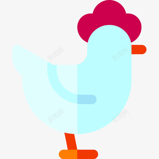 鸡肉养殖43平坦图标svg_新图网 https://ixintu.com 养殖43 平坦 鸡肉