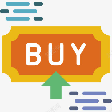 BuyButton购物138扁平图标图标