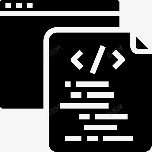 编码编程40填充图标svg_新图网 https://ixintu.com 填充 编码 编程40