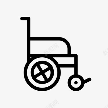 轮椅无障碍护理图标图标