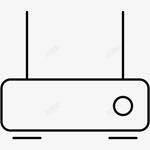路由器设备网络图标svg_新图网 https://ixintu.com wifi 接收器 网络 设备 路由器