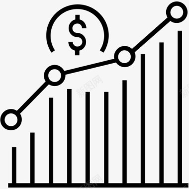 财务图表数据分析信息图表图标图标