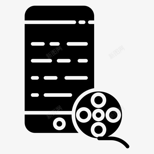 手机电影院电影图标svg_新图网 https://ixintu.com 剧院 手机 电影 电影院 电话