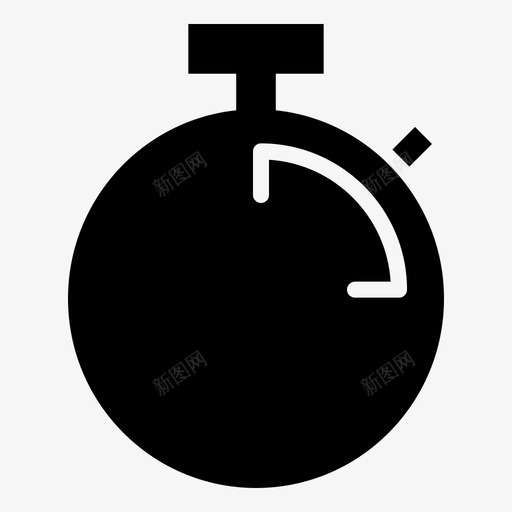 秒表闹钟截止时间图标svg_新图网 https://ixintu.com 截止 时间 沙尘 秒表 计时器 闹钟