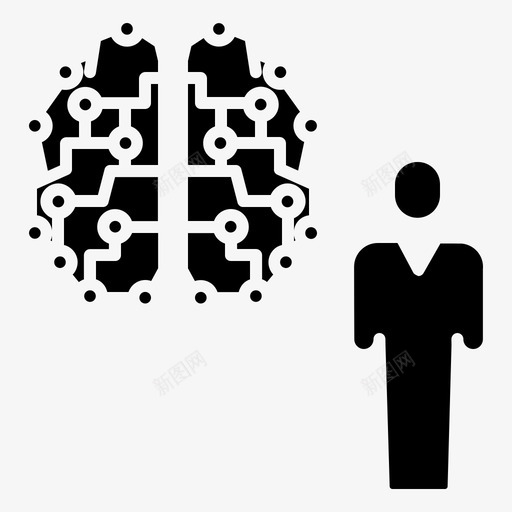 技术人工大脑图标svg_新图网 https://ixintu.com 人工 大脑 技术 智能