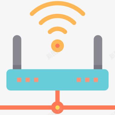 Wifi通信113平坦图标图标