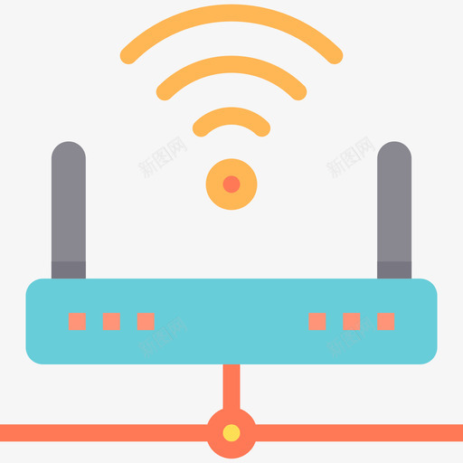 Wifi通信113平坦图标svg_新图网 https://ixintu.com Wifi 平坦 通信