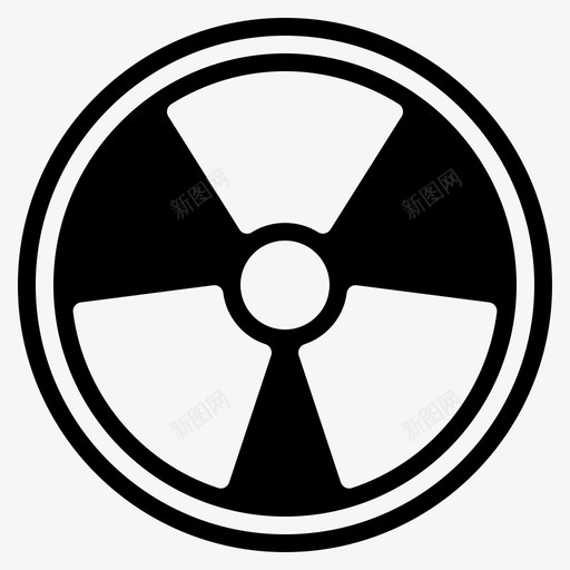 辐射危险核图标svg_新图网 https://ixintu.com 危险 射雕 放射性 有毒 辐射