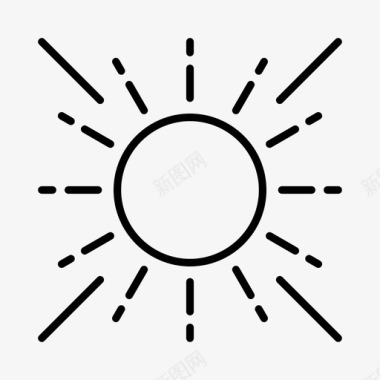 太阳预报计量图标图标