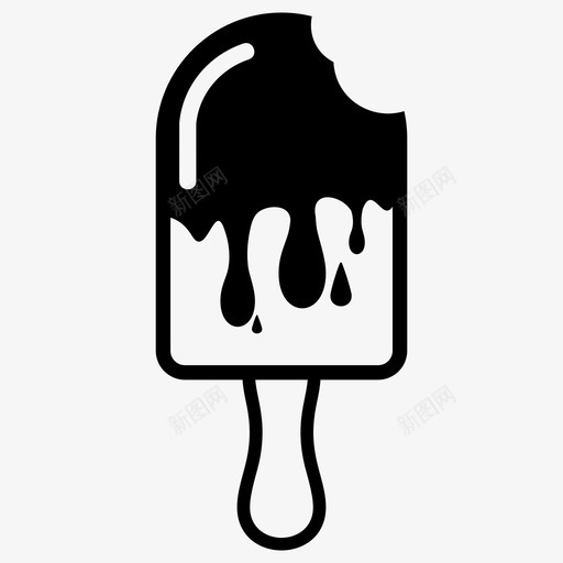 冰棒冷的好吃的图标svg_新图网 https://ixintu.com 冰棒 冰激凌 冷的 夏天 好吃 孩子们 甜甜的
