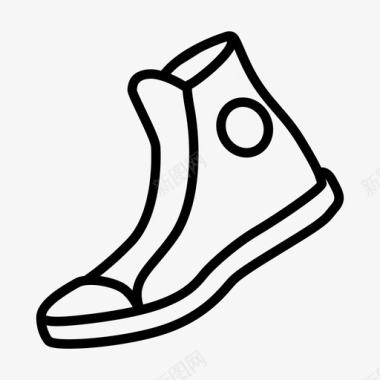 鞋子运动鞋脚图标图标
